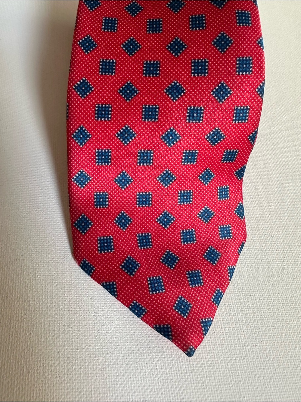 Italian Dolcepunta silk tie